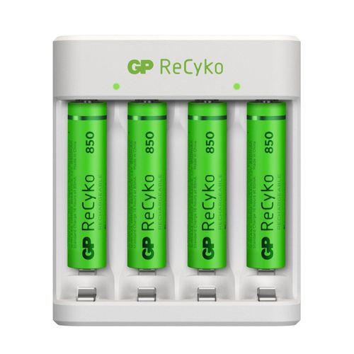 Gp Recyko Rechargeable Usb-Lader + 4X Aaa Batterijen (850Mah)