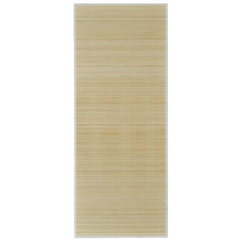 Vidaxl Tapijt Bruin 100 X 160 Cm Bamboetapijt