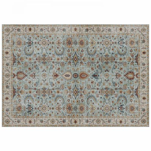Oviala Rechthoekig Tapijt Met Chenille Antiek Patroon 160 X 230 Cm