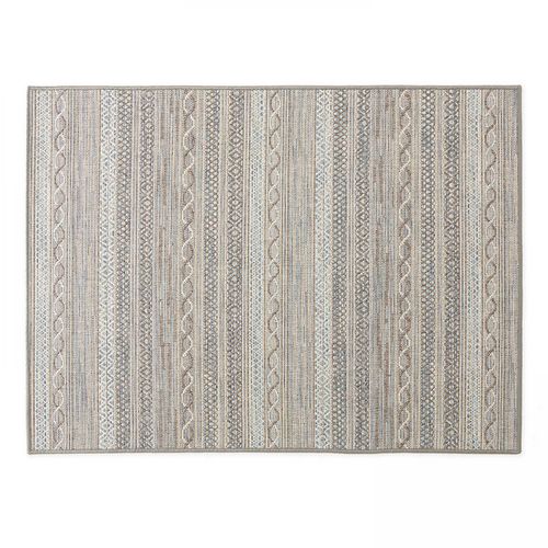 Oviala Rechthoekig Tapijt Van Polypropyleen, 200X290 Cm, Grijs