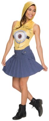 adult hooded minions costume - minions movie by spirit halloween