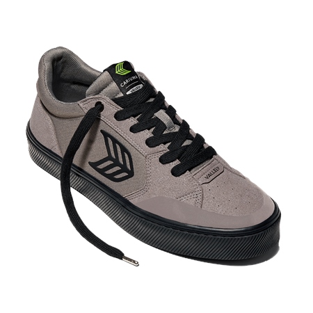 cariuma vallely pro skate shoes - charcoal grey & black