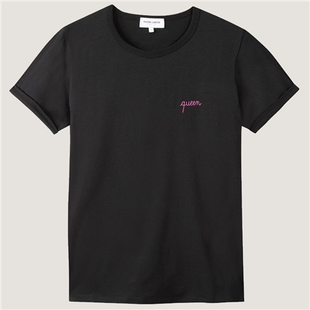 maison labiche ‘queen’ motif t-shirt in black