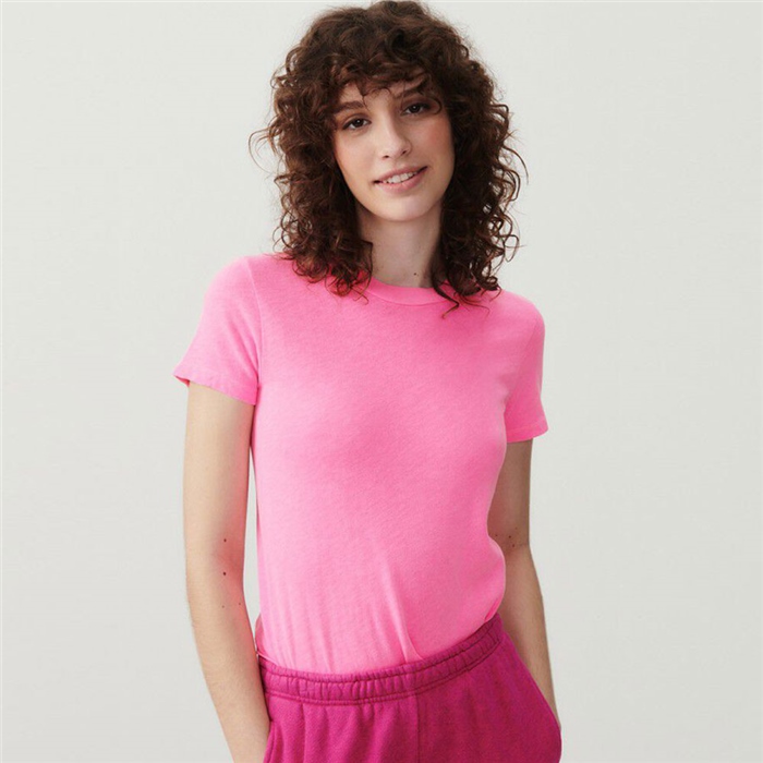 american vintage t-shirt 'sonoma’ short sleeve in pink
