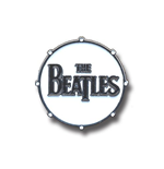 beatles (the) - medium drum drop t logo (spilla badge)