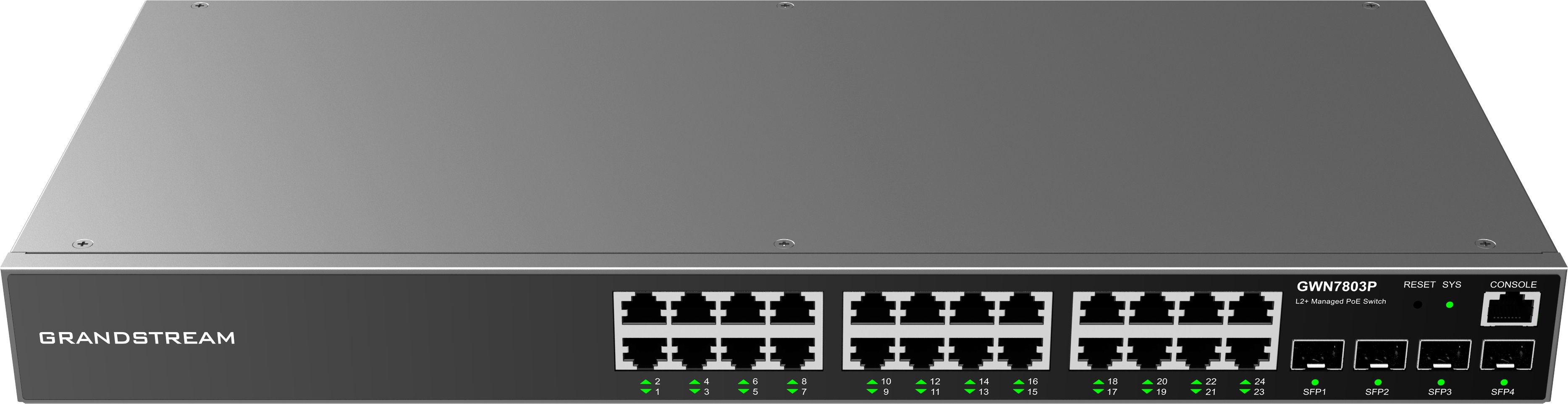 Grandstream Gwn7803 Enterprise Layer 2+ Managed Network Switch