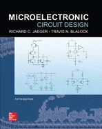 Microelectronic Circuit Design 5Th Edition