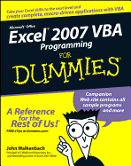Excel 2007 Vba Programming For Dummies