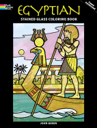 Egyptian Stained Glass Coloring Book