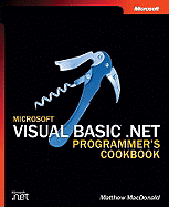 Microsoft Visual Basic Net Programmers Cookbook