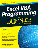 Excel Vba Programming For Dummies 4E