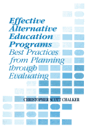 Effective Alternative Education Programs Best Practices From Planning Throu