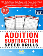 Addition Subtraction Speed Drills 100 Daily Timed Math Tests With Facts Tha